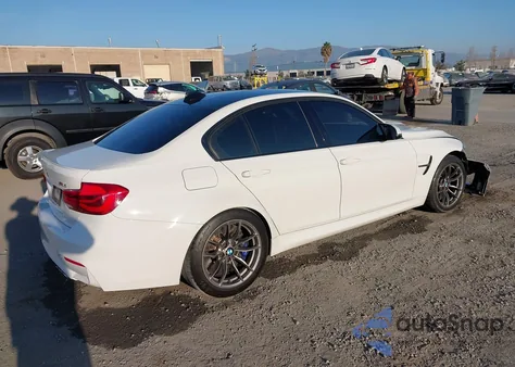 2017 BMW M3 z USA, uszkodzony, nr VIN WBS8M9C50H5G83637